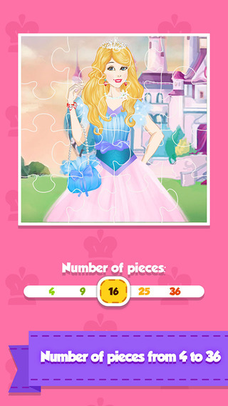 【免費遊戲App】Jigsaw Puzzle: Royal Princess Girls - Kids Games-APP點子