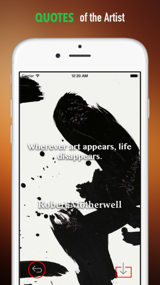 免費下載娛樂APP|Robert Motherwell Paintings HD Wallpaper and His Inspirational Quotes Backgrounds Creator app開箱文|APP開箱王