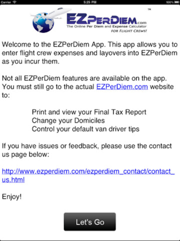 【免費旅遊App】EZPerDiem-APP點子