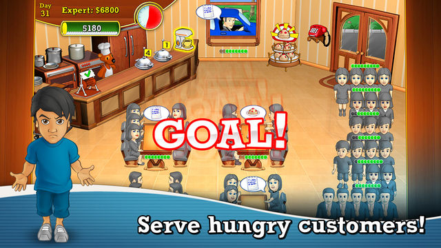 【免費遊戲App】Lunch Rush HD-APP點子