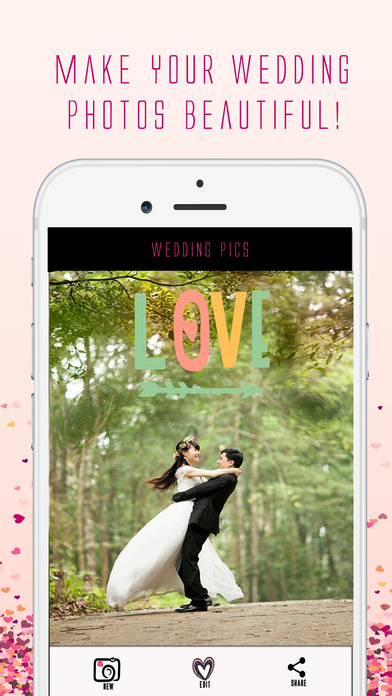Wedding Pics - Easy overlays app for your wedding photos - Free Screenshot 4