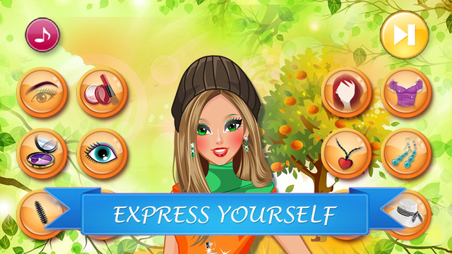 【免費遊戲App】Smiling Girl Autumn Make Up - Beauty salon game for girls and kids-APP點子