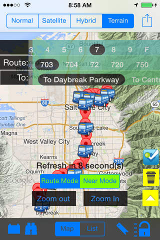 My Next Bus UTA Edition - Public Transportation Directions and Trip Planner screenshot 2