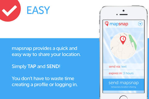 MapSnap - Temporary Location Sharing screenshot 2