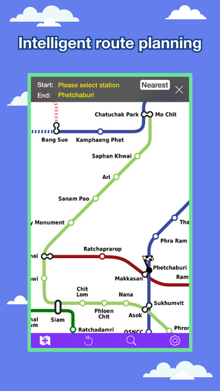 Bangkok Transport Map - MRT Map and Route Planner.
