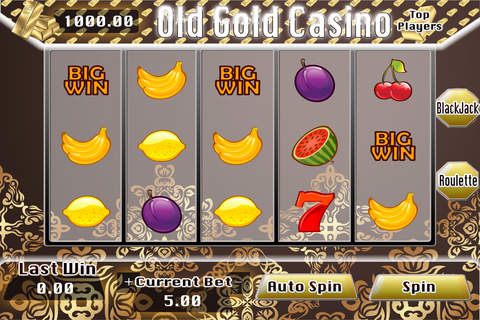 ```Aaaah Old Gold Casino screenshot 3