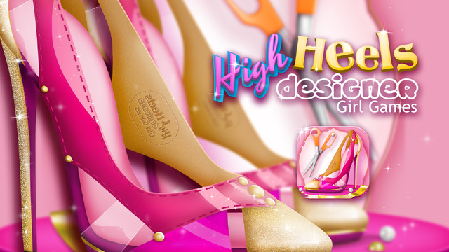 High Heels Designer Girl Games: Design Stylish Shoes In Your Fashion Beauty Salon