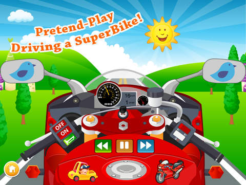 【免費娛樂App】Baby Bike - Fun Role Play Motorbike Game for Toddlers with Babies Songs!-APP點子