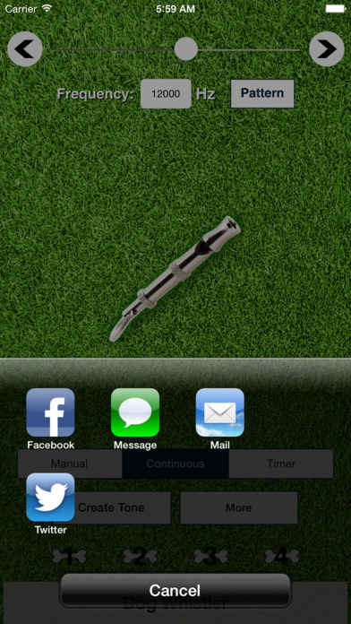 Screenshots of Dog Whistler - Your Free Dog Whistle for iPhone