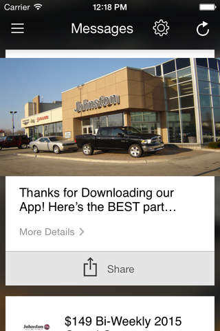 Johnston Chrysler Fiat DealerApp screenshot 3