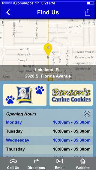 【免費生活App】Benson's Canine Cookies - All Natural Fresh Baked Pet Treats!-APP點子