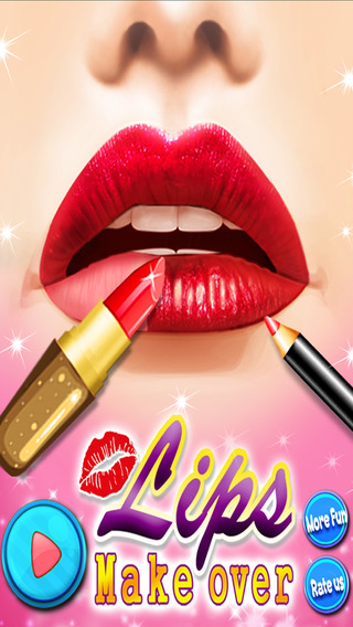 Princess Lips Makeup Spa Salon Makeover - Casual game for girls kids