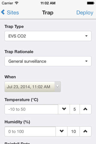 Mosquito Monitoring screenshot 3