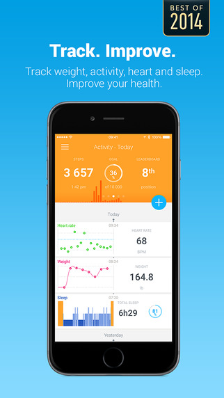 Health Mate - Steps tracker Life coach by Withings