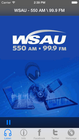 WSAU - 550 AM 99.9 FM