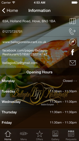 【免費生活App】Bellagio Restaurant-APP點子