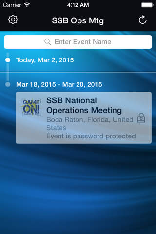 SSB National Operations Meeting screenshot 2