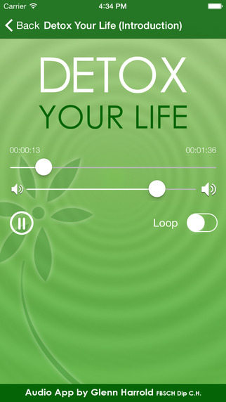 【免費健康App】Detox Your Life by Glenn Harrold: A Self-Hypnosis Affirmation Meditation-APP點子