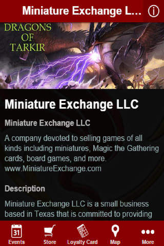 Miniature Exchange LLC screenshot 2