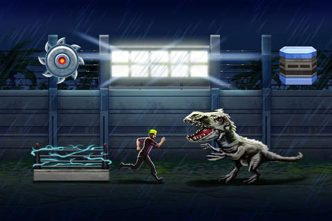 Dino Night Run - Wild Park Run screenshot 2