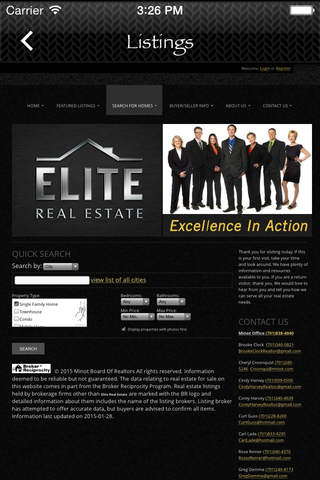 Elite Real Estate ND screenshot 2