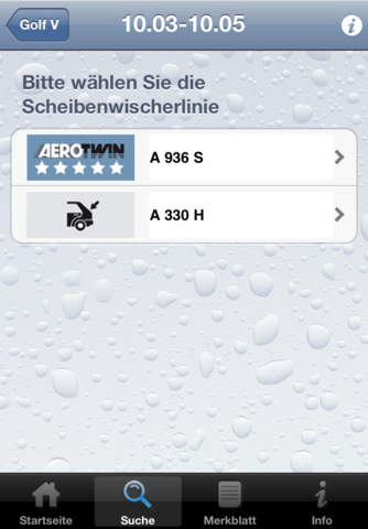 Bosch Scheibenwischer screenshot 3