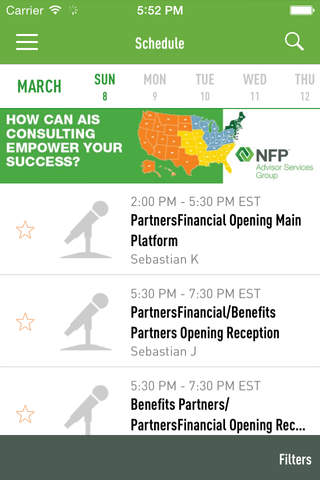 2015 NFP Strategy Summit Mobile App screenshot 4