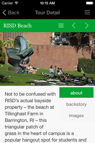 RISD Mobile Tour screenshot 3