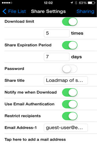 iLinkDrive Client for iOS screenshot 4