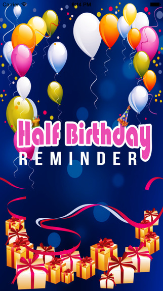 【免費社交App】Half Birthday Reminder-APP點子