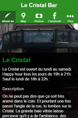 Le Cristal bar screenshot 2