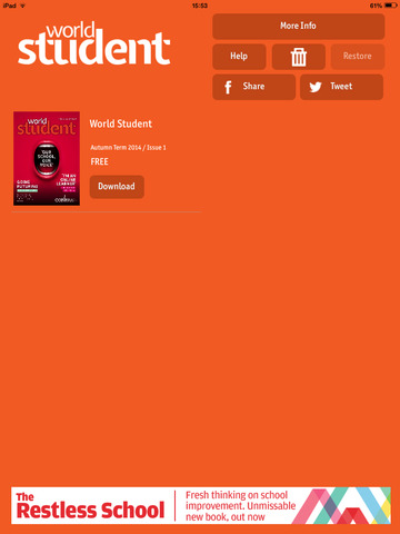 【免費教育App】World Student Magazine-APP點子