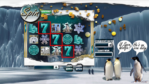 Ice-Age Wonderland Slots - Get FREE Vegas Casino for Christmas with Iceberg Penguins and Friendly Wo