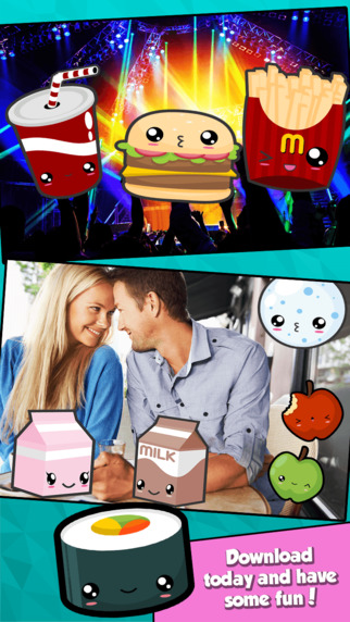 【免費攝影App】Kawaii Photo Booth - A Pretty Camera Editor with Cute Chibi and Manga Stickers for your Pictures-APP點子