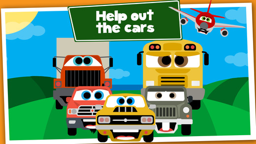 Cars Trains and Planes Cartoon Puzzle Games Free
