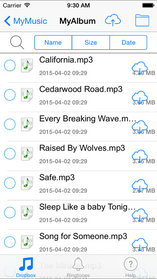 Box MP3 - Music Manager Ringtone.s Maker from Cloud Drives