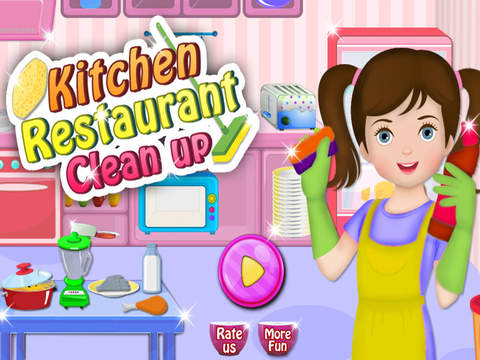 【免費遊戲App】Restaurant Kitchen Cleanup-APP點子