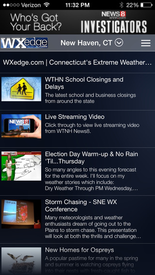 免費下載天氣APP|WXedge - WTNH Weather app開箱文|APP開箱王