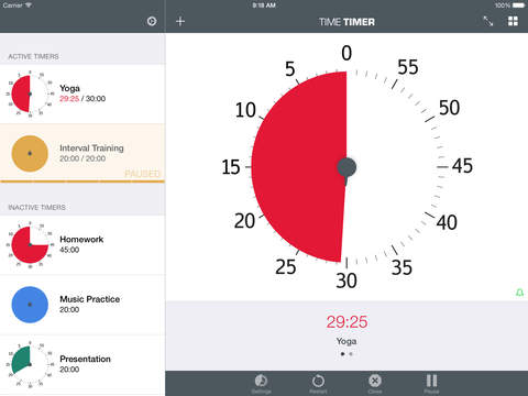 【免費生產應用App】Time Timer: iPad Edition-APP點子