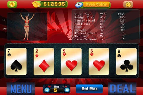 ' AAA Aces Bikini Poker - Classic Casino Game & Feel Super Jackpot Christmas Party and Win Mega-millions Prizes - Free screenshot 4