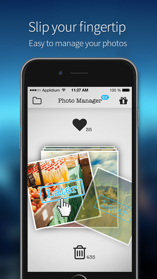 Photo Manager by QX - Slip your fingertip to manage your photos Free your storage space