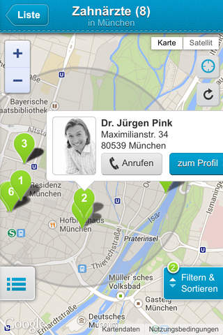 Arztsuche jameda screenshot 3