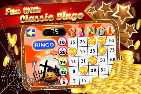 Bingo At The Halloween “Casino Vegas Free Edition” screenshot 2