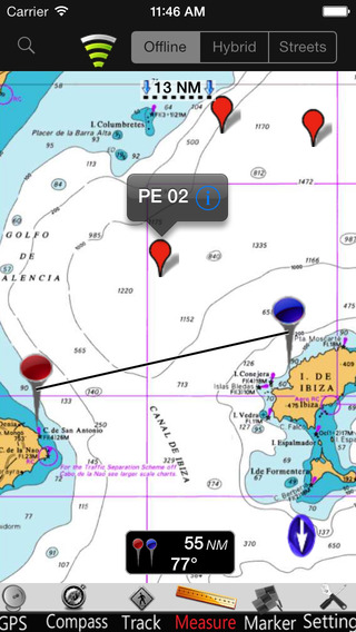 【免費交通運輸App】Spain Mediterranean GPS Nautical charts-APP點子