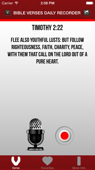 Bible Verses Daily Recorder Pro