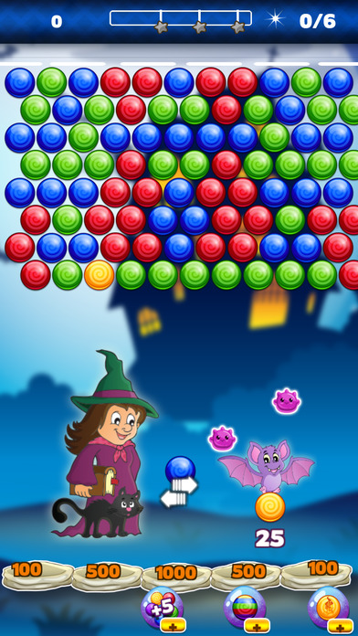 Witch Stella Puzzle Pop Bubbles Shooter HD screenshot 2