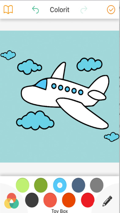 Coloring for Kids Plane Fun screenshot 4
