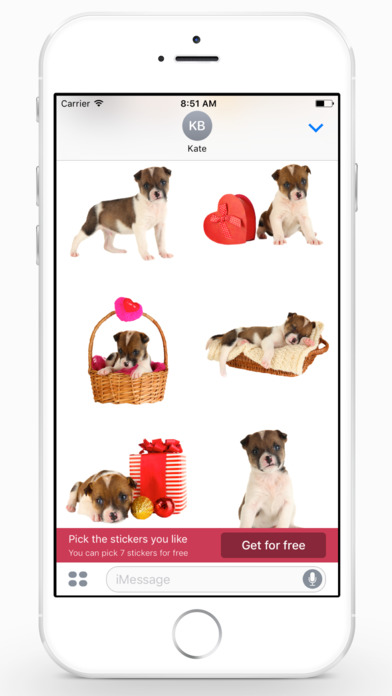 Cute Puppies Stickers screenshot 3
