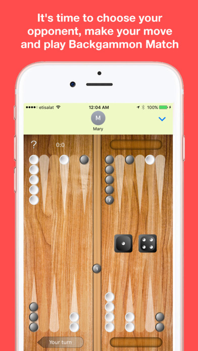 Backgammon Match Screenshot on iOS