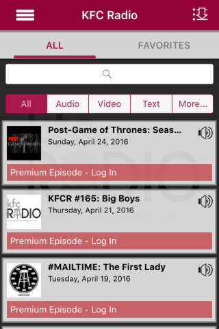 KFC Radio screenshot 2